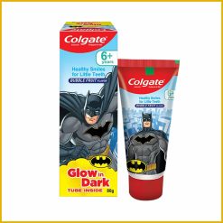 Colgate Kids Batman Bubble Fruit Toothpaste – Glow in the Dark Tube – 80g