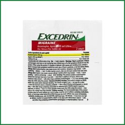 Excedrin Migraine Relief Caplets – Fast-Acting Triple Formula, Single Dose Packet (2 Caplets)