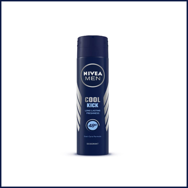 NIVEA Men Cool Kick Deodorant – 48H Long-Lasting Freshness