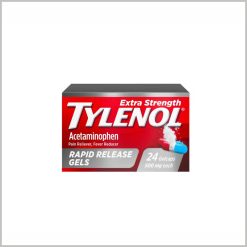 tylenol extra strength rapid release gels 500 mg dosage 24