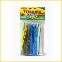 6 Inch Cable Ties 100 Piece Multi Color Zip Tie