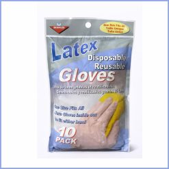 Eagle Latex Gloves Disposable Reusable 10 Pack One Size