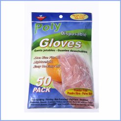 Eagle Poly Disposable Gloves 50 Pack Powder Free One Size