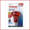 Red Reflector Flood Light Bulb 50W