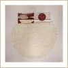 Round Doily 16 Inch 41 cm White Floral Lace Cutwork
