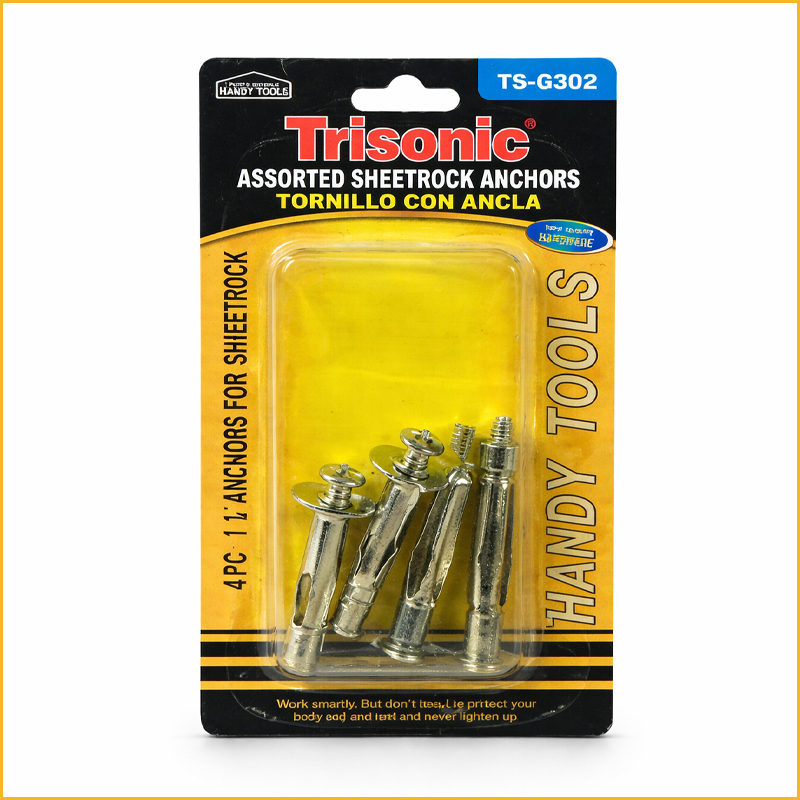 Trisonic Assorted Sheetrock Anchors TS-G302