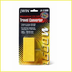 jWIN JA-V1600 1600 Watt Travel Converter 220V 240V to 110V 120V