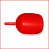 Red Plastic Utility Scoop