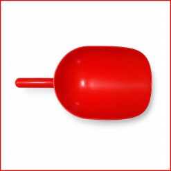 Red Plastic Utility Scoop