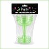 Green Plastic Champagne Glasses