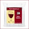 Party Essentials Clear Plastic Wine Glasses