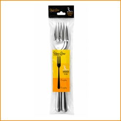 Silver Line 3-Piece Serving Fork Set